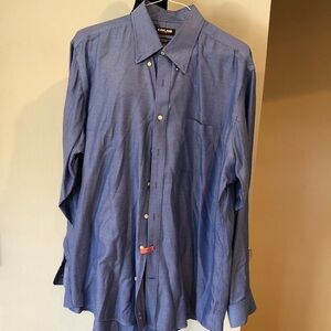Kirkland Signature Men's Classic Blue Dress Shirt